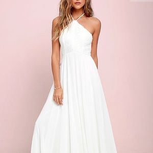 Lulus white dress